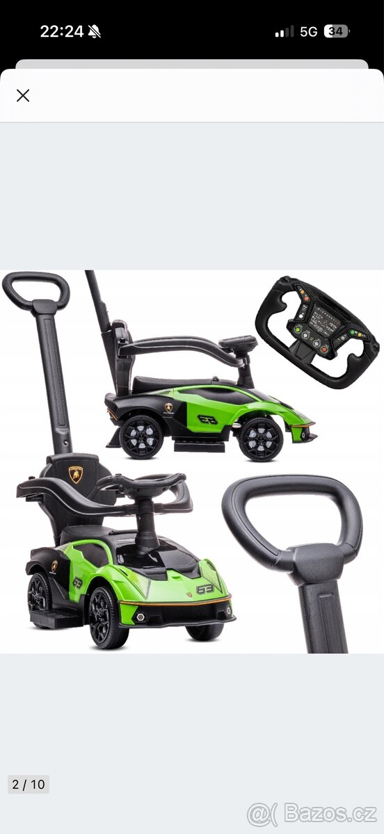 Lamborghini auticko odstrkovadlo zvuky - 8