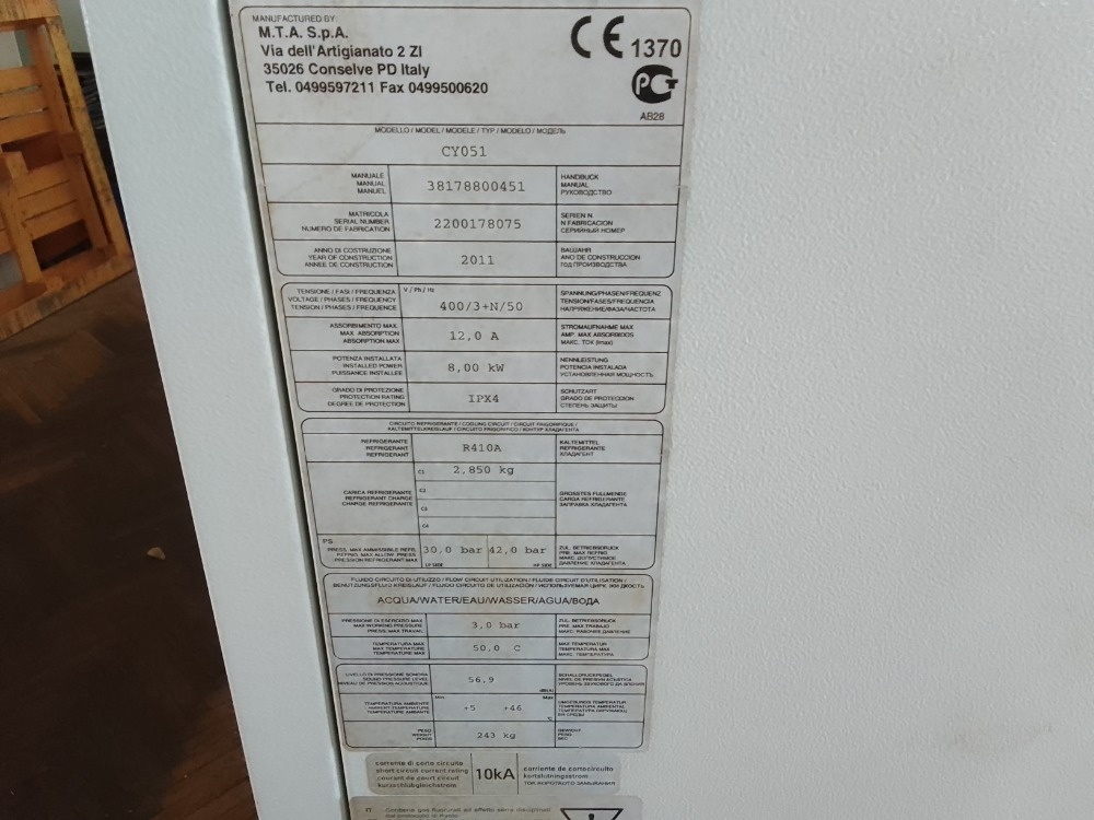 Klimatizační jednotka CYGNUStech CY051 - 8