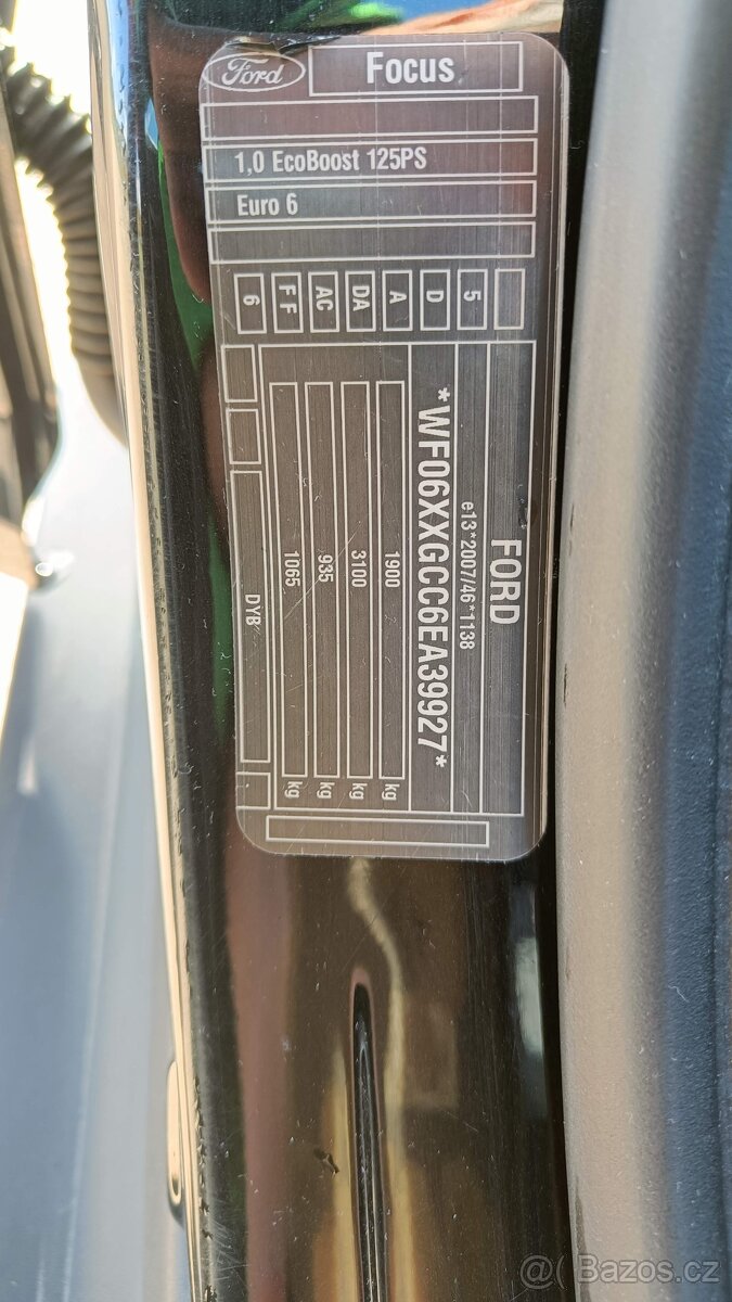 Ford Focus 1.0 EcoBoost 92kw benzín kombi - 8