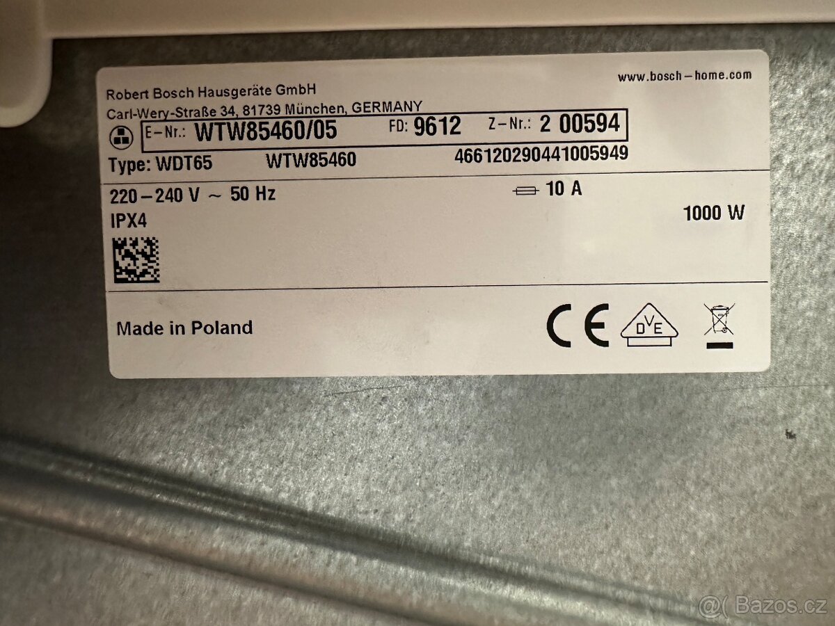 Sušička prádla Bosch (263) - 8