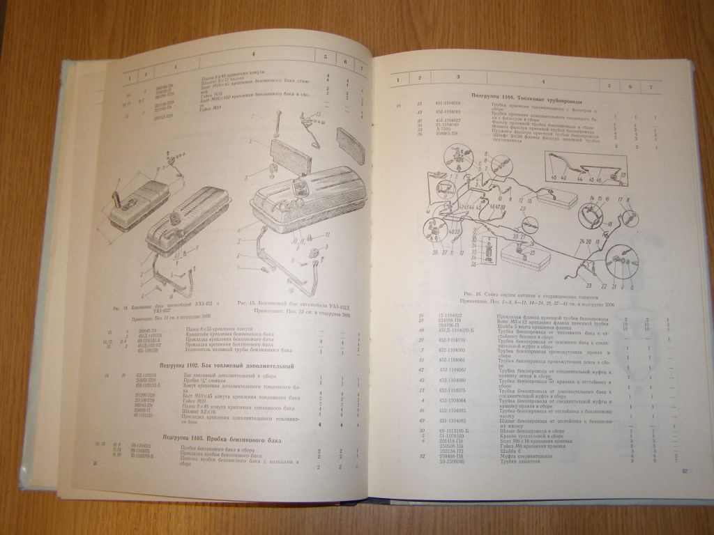 Prodám katalog náhradních dílů UAZ 452 - 8