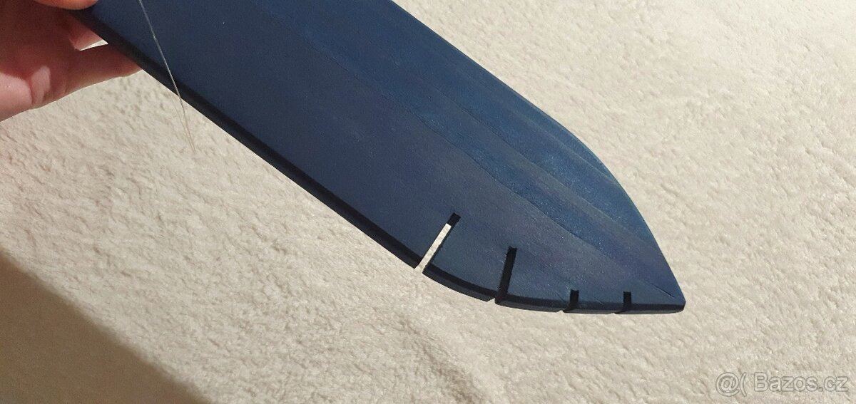 Závěsná dekorace dřevěný papoušek - velký - 8