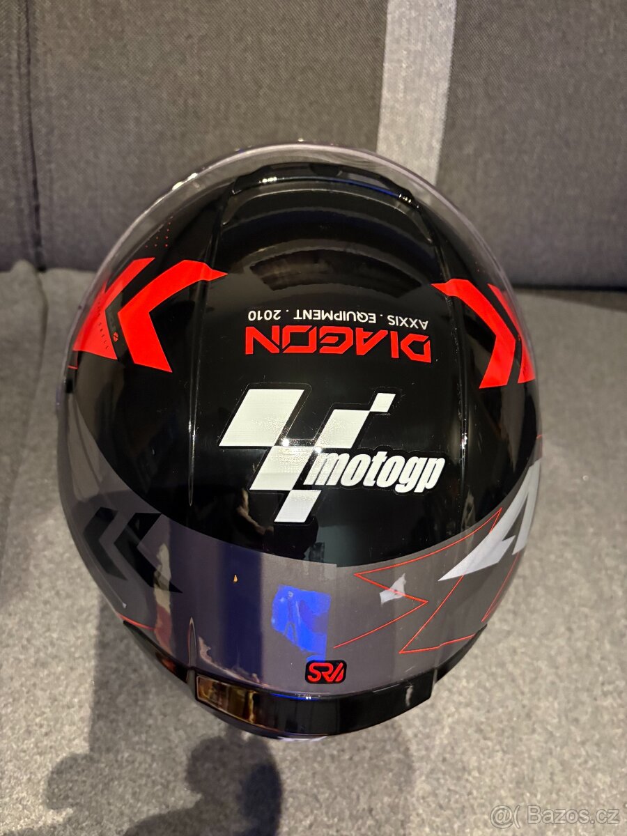 Integrální helma AXXIS EAGLE SV DIAGON Červená - 8