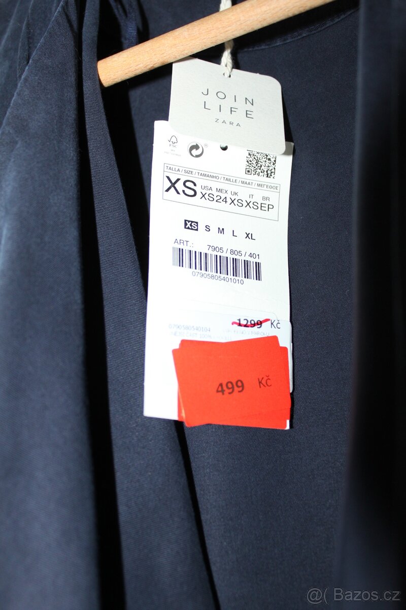 Dámský kabátek / pláštík ZARA vel. XS - 8