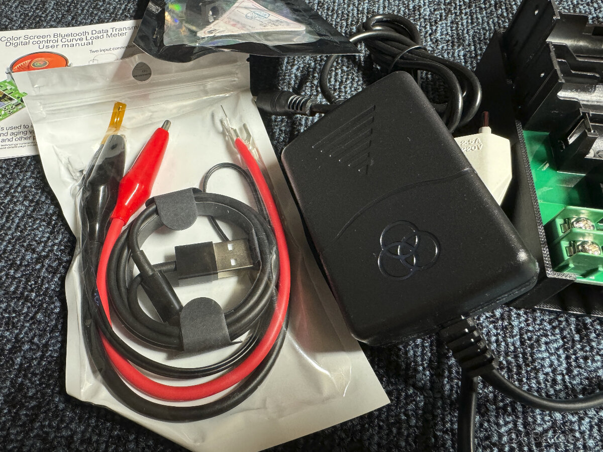 Elektronická zátěž kapacity aku DL24 180W 25A+ kryt - 8