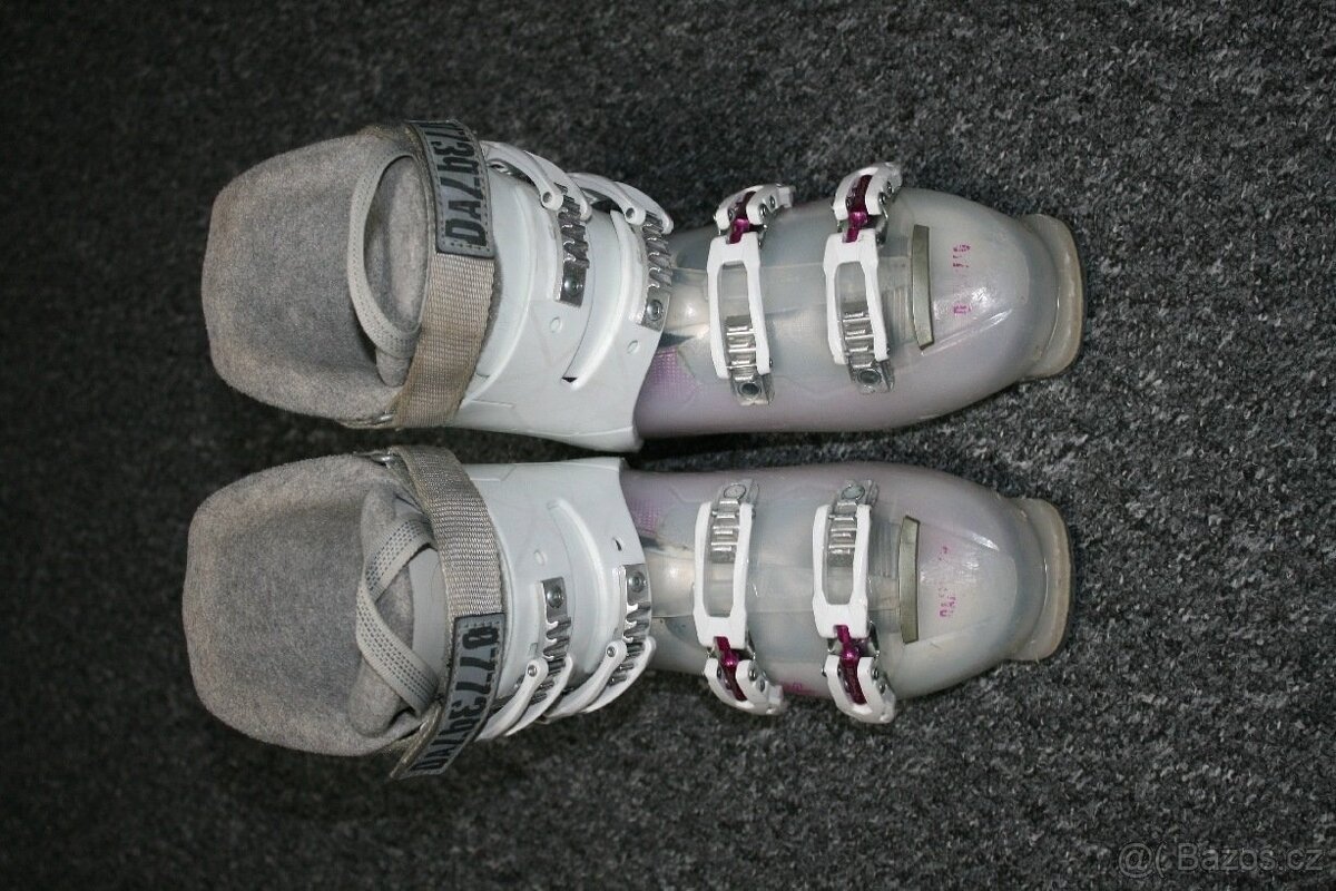 dívčí lyže Dynamic Elve 130 cm , lyžaky Rossignol - 8