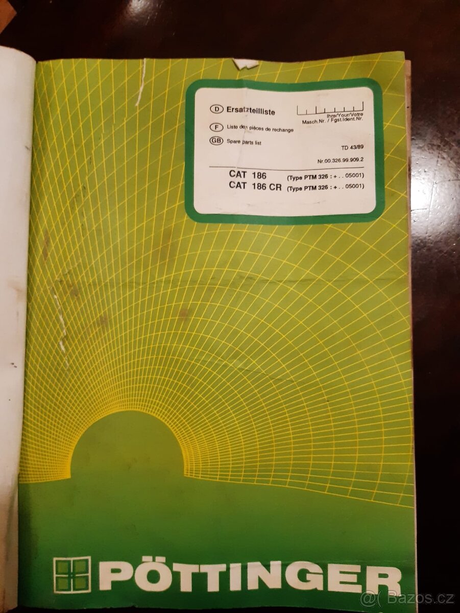 Bubnová sekačka Pootinger CAT 186 - 8