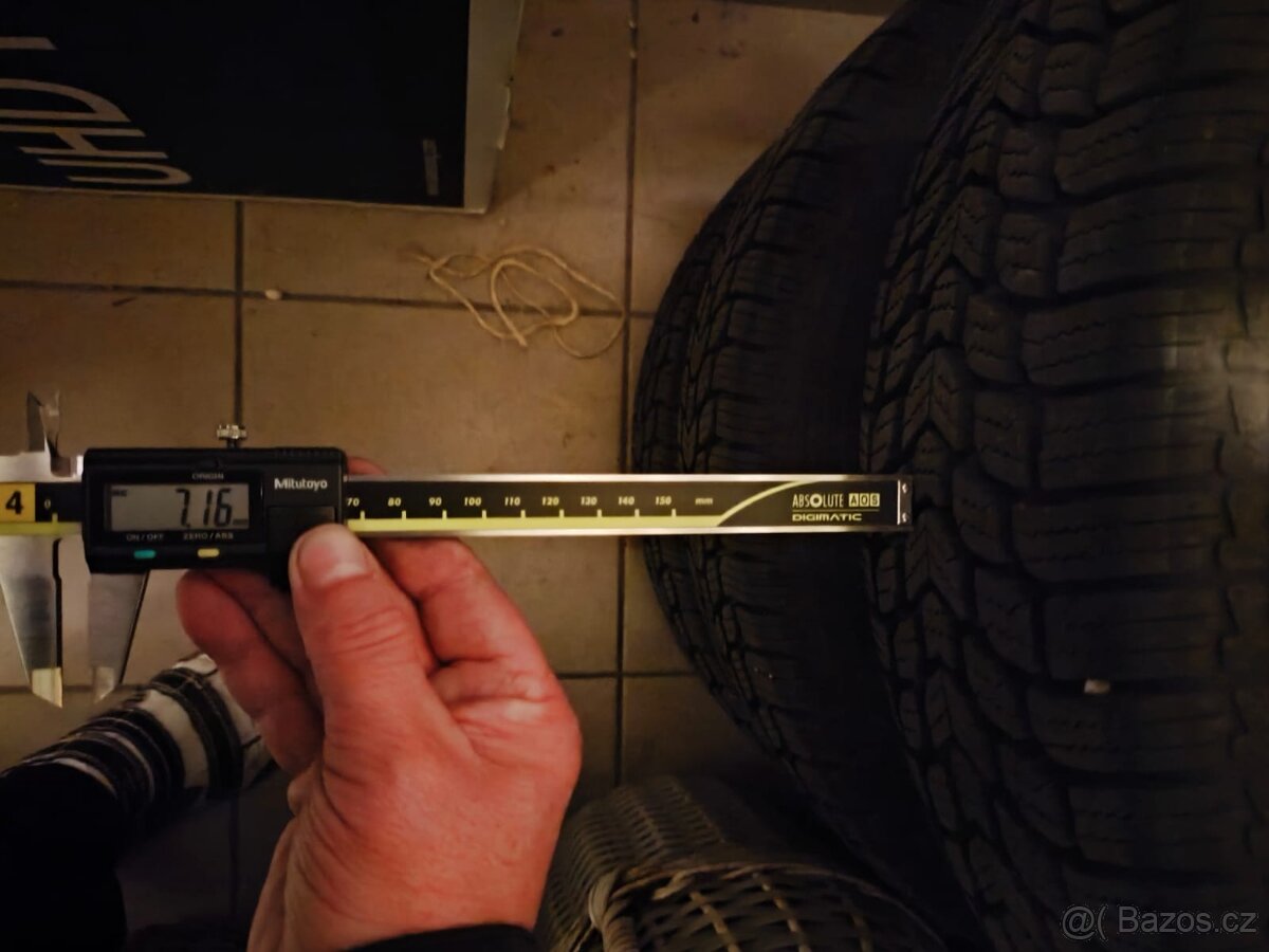 zimní kola plechové disky - 8