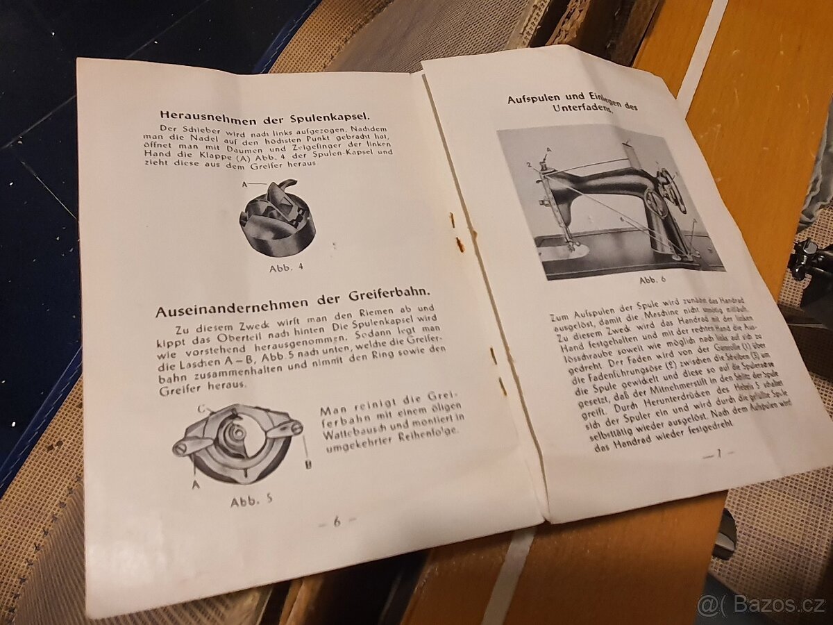 retro šicí stroj 1960 socializmus - 8