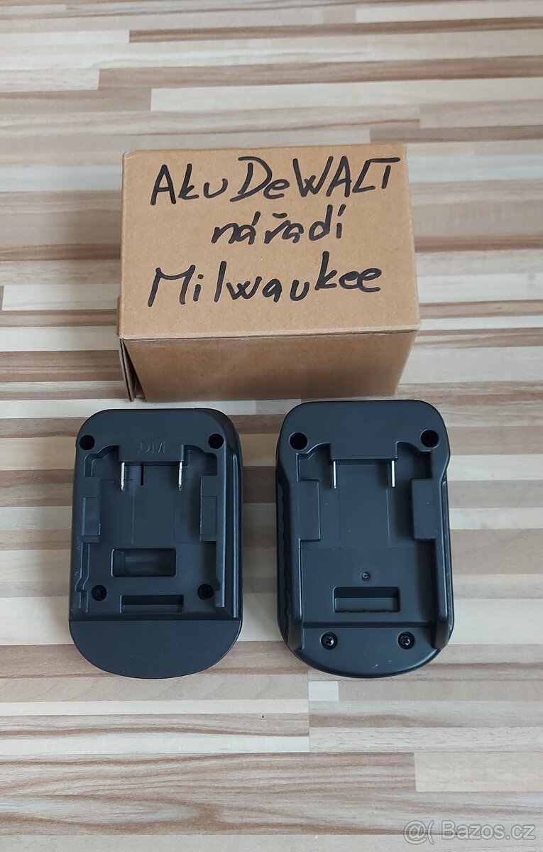 Adapér-Redukce Milwaukee M18 nářadí, pro Aku DeWALT. - 8