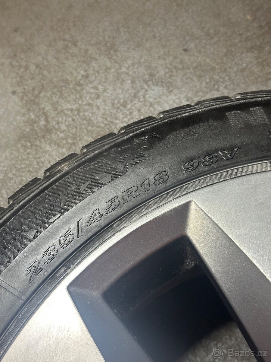 ALU Kola ŠKODA 5x112 R18 CASSIOPEIA Zimní Pneu 235/45/18 - 8