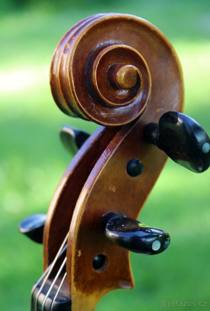 Staré 4/4 německé housle Otto Windisch c.1900 - 8