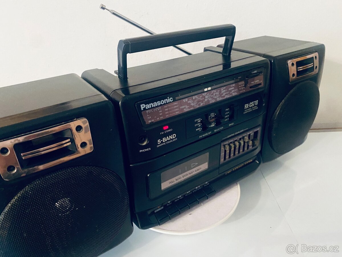 Radiomagnetofon Panasonic RX-CS 710, rok 1991 - 8