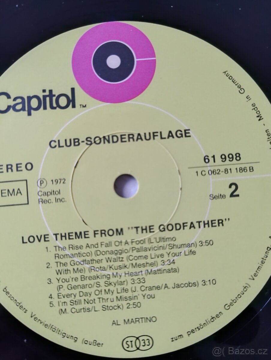 LP THE GODFATHER - AL MARTINO - 8