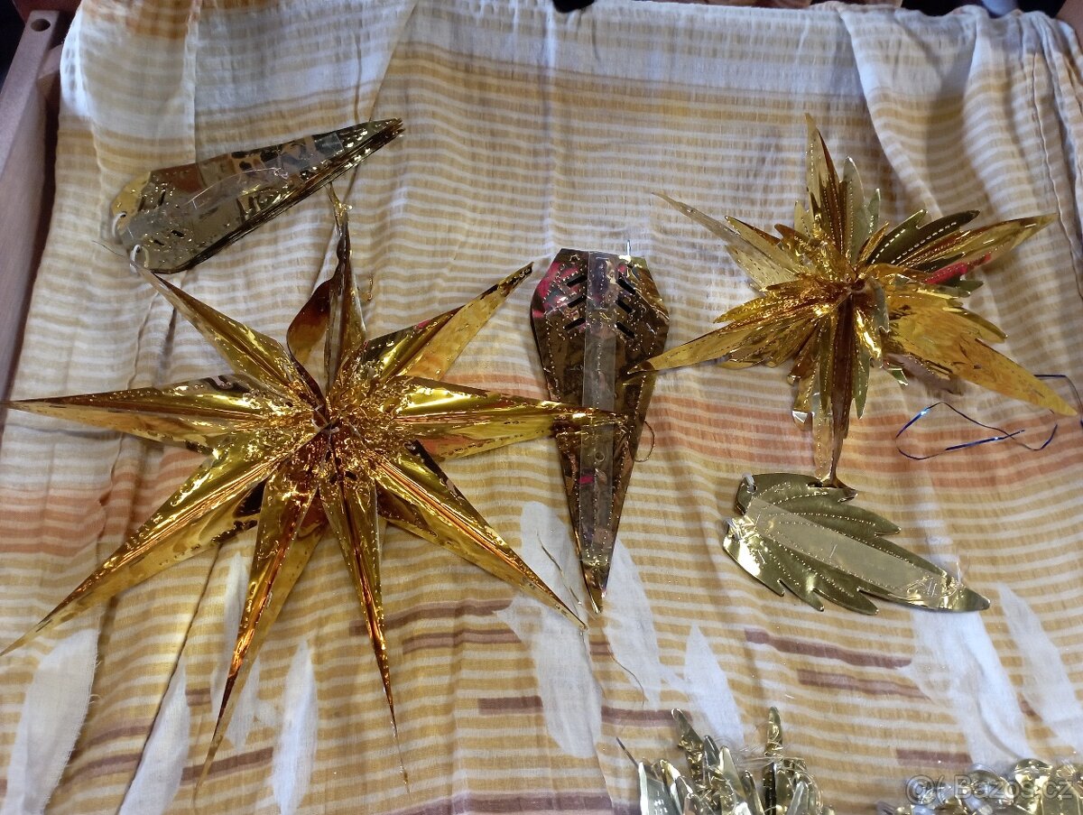 Vánoční hvězda atd dekorace - 8