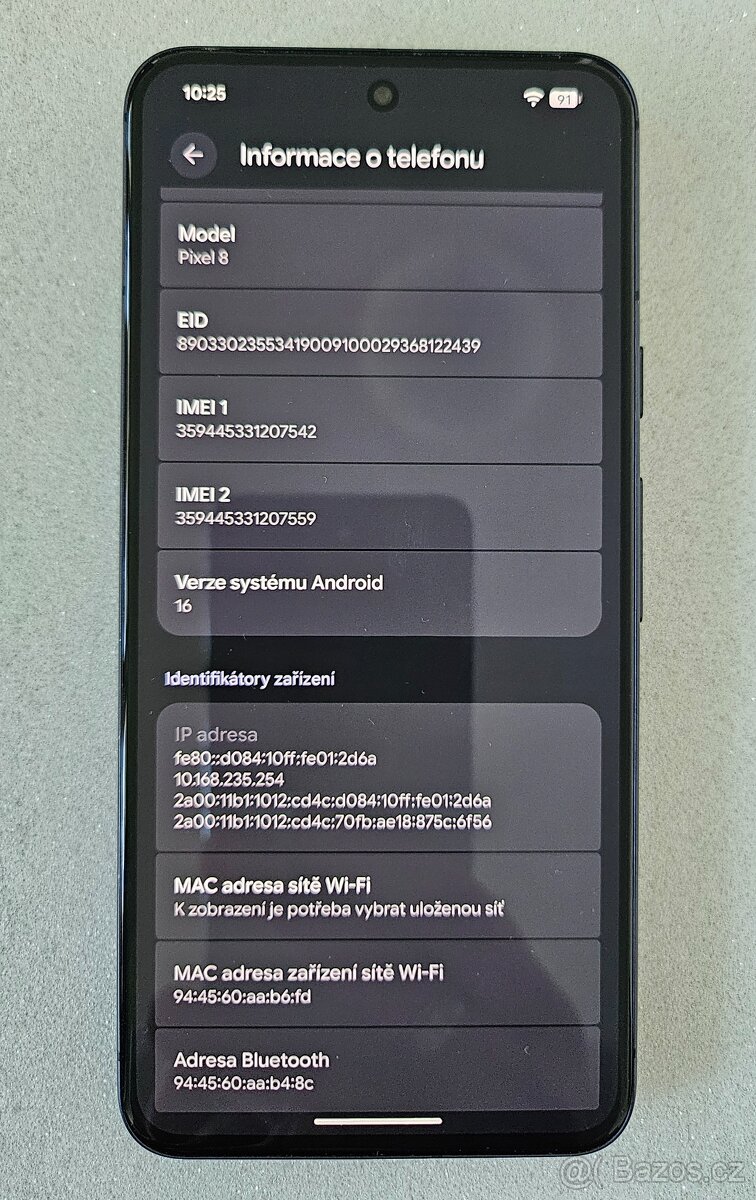 Google Pixel 8 Obsidian (256GB) - 8