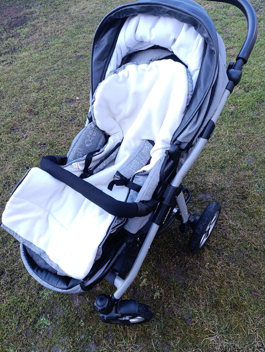 Prodám kočárek 3v1 v dobrém stavu. - 8