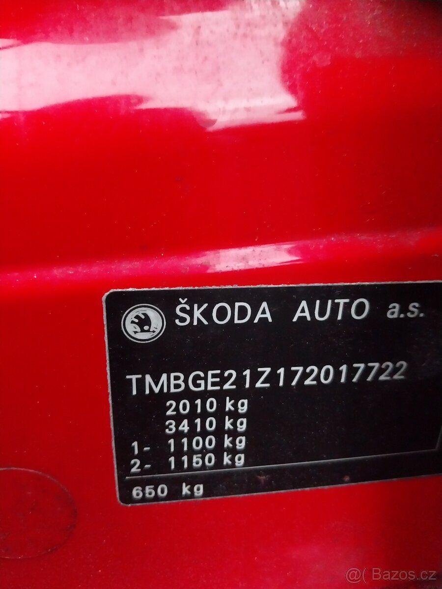 PRODÁM ŠKODA OCTAVIA II 2.0TDI 16V 103KW, NOVÁ STK - 8