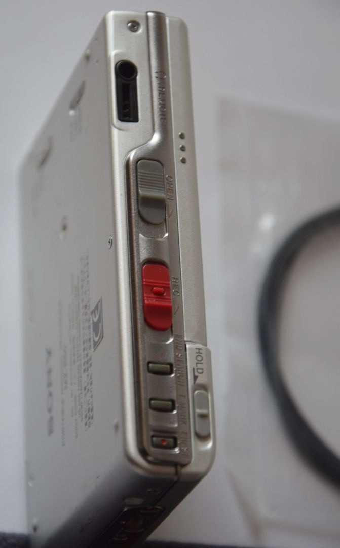 Minidisc walkman SONY MZ R50, super stav, přísluš., MD media - 8