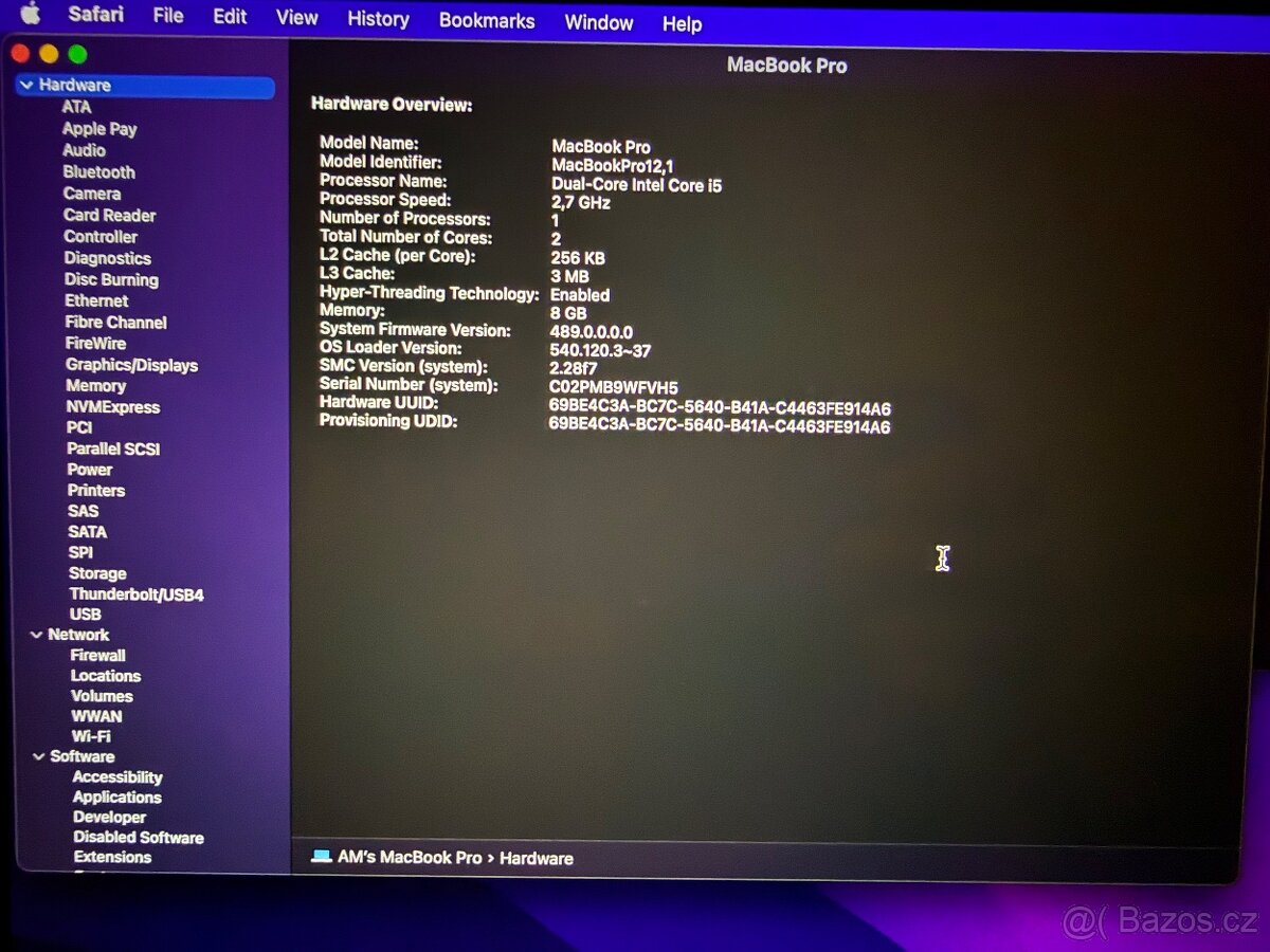 MacBook Pro Retina 13" (Early 2015) 8GB - 8