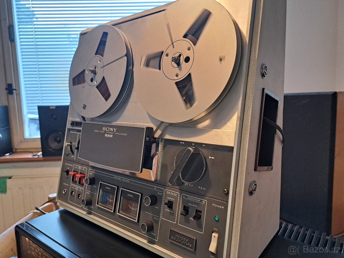 Kotoučový magnetofon SONY TC-366 - 8