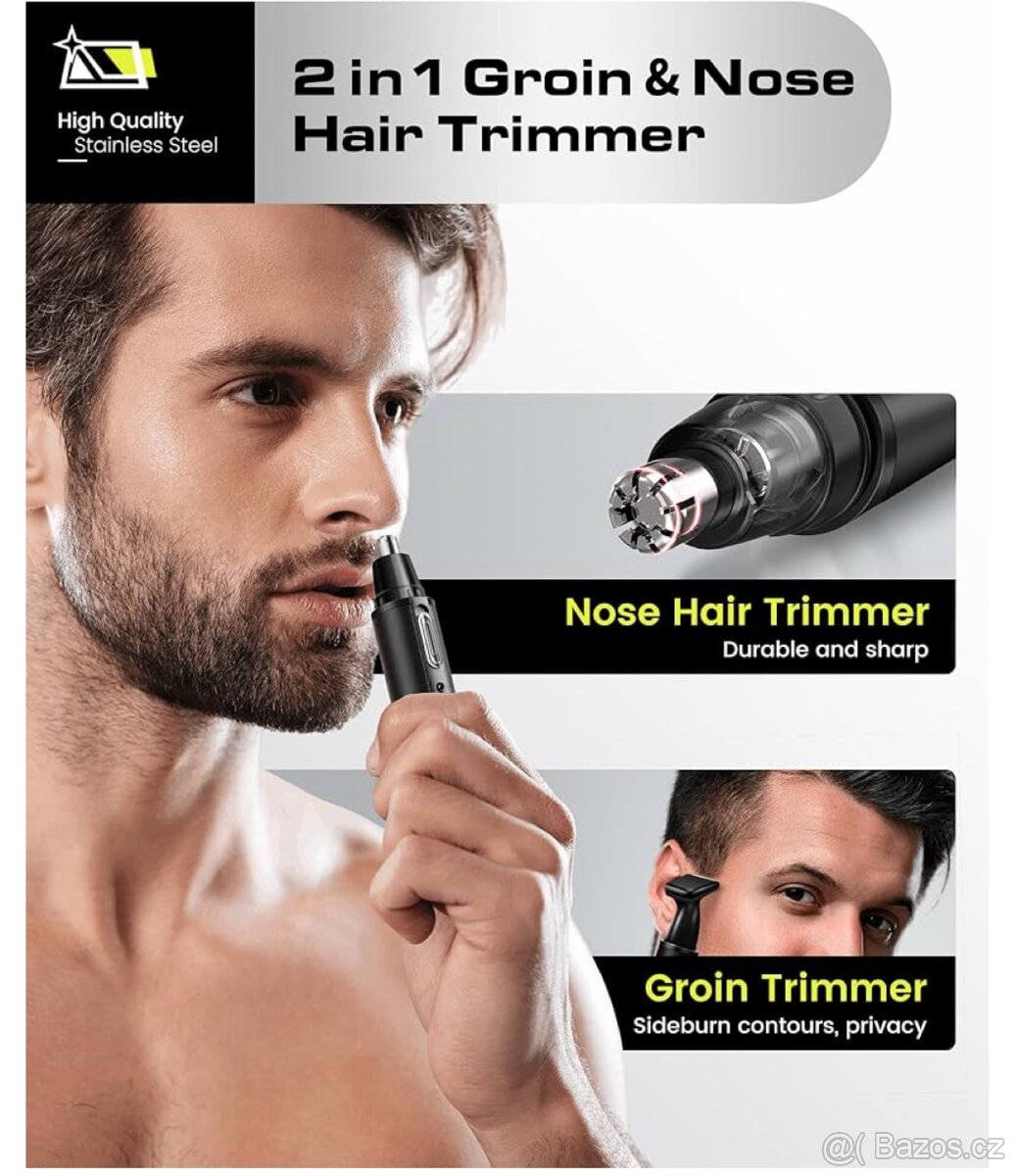 Holici strojek na zada a telo pro muze Nuback - 8