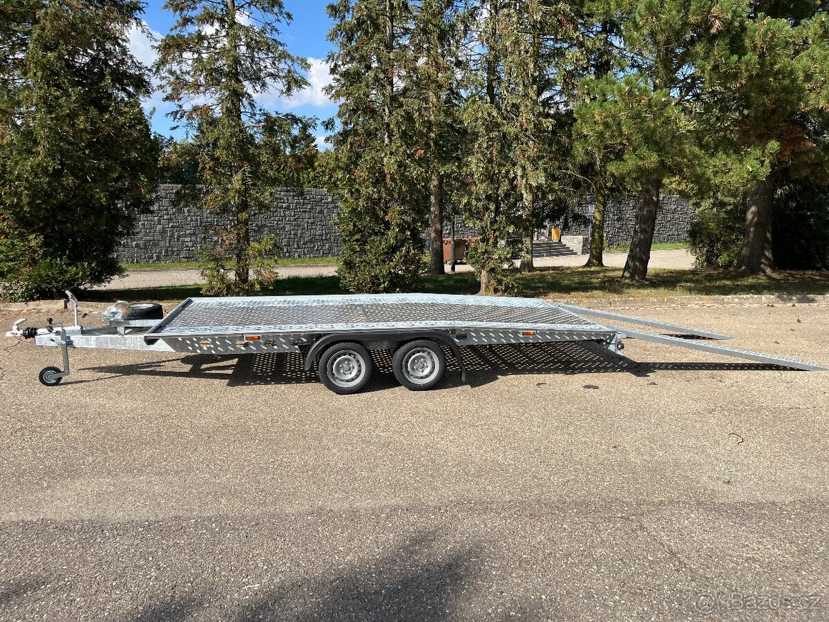 Přepravník snížený, kurtování celá plocha 450x210cm, 2700kg - 8