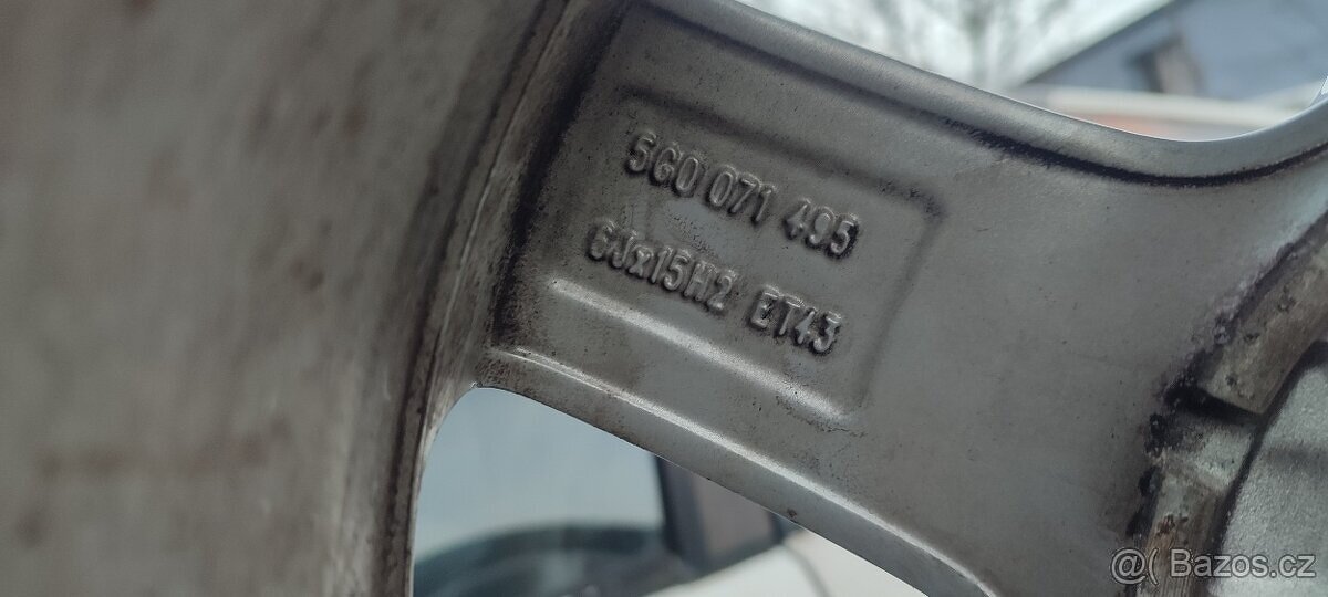 15" zimni VW Golf 7 195/65 R15 5x112 - 8