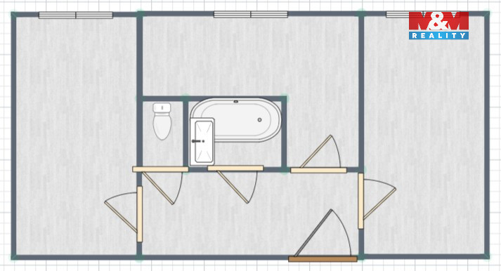 Pronájem bytu 2+1 v Rychnově nad Kněžnou, ul. Palackého - 8