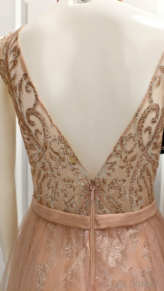 plesové šaty M - 8