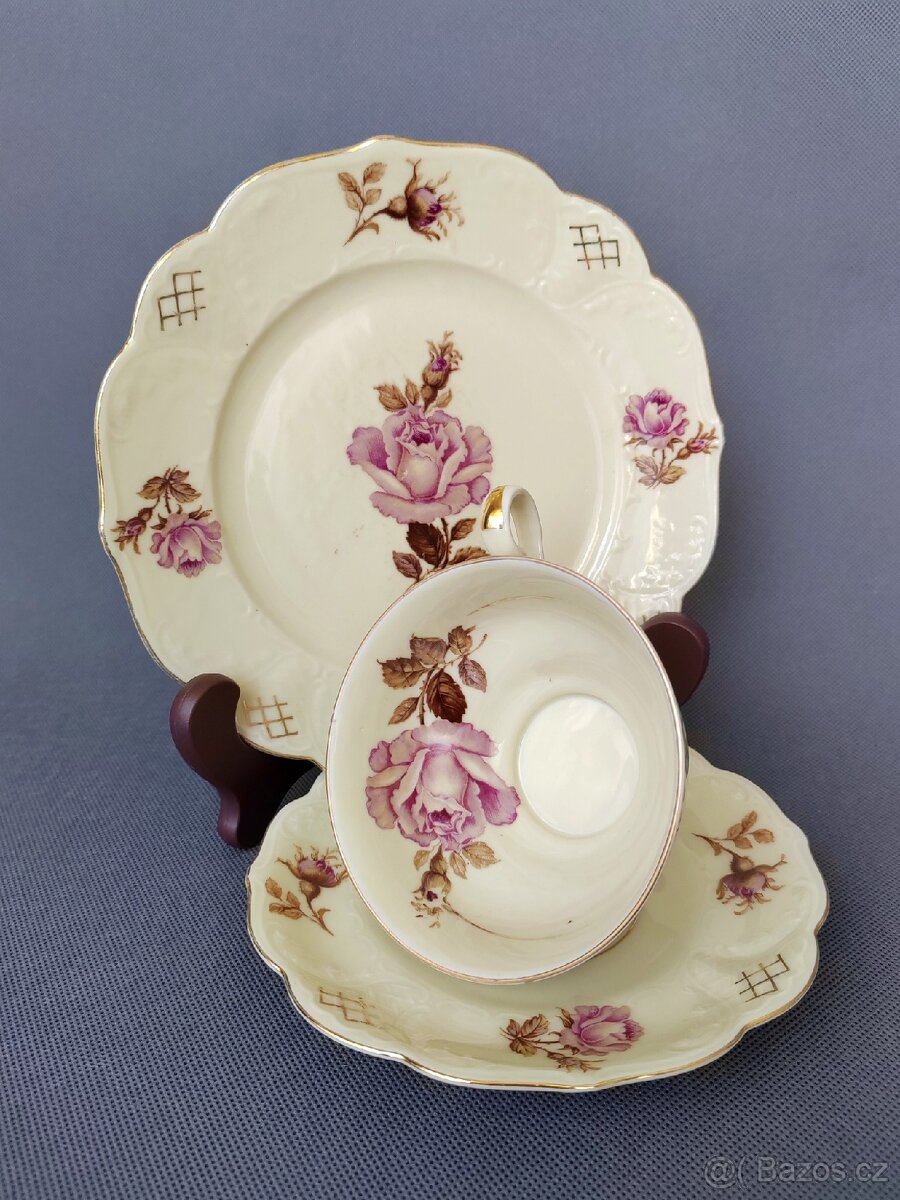 Starožitná porcelánová sada Schirnding Porzellan 1909-1925 - 8