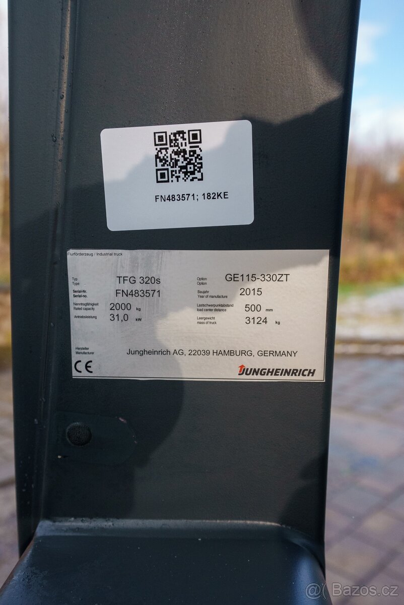 Vysokozdvižný vozík Jungheinrich TFG 320s - 8