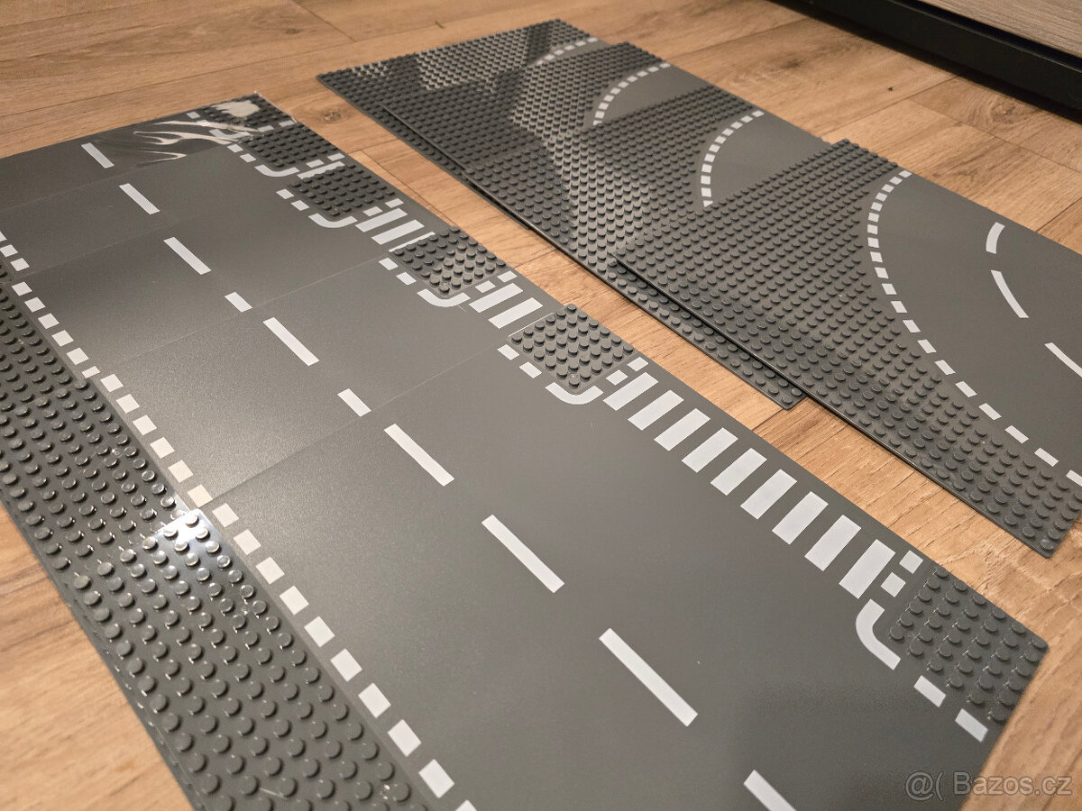 Eco City Lego cesty / křižovatky / silnice / zatáčky - 8