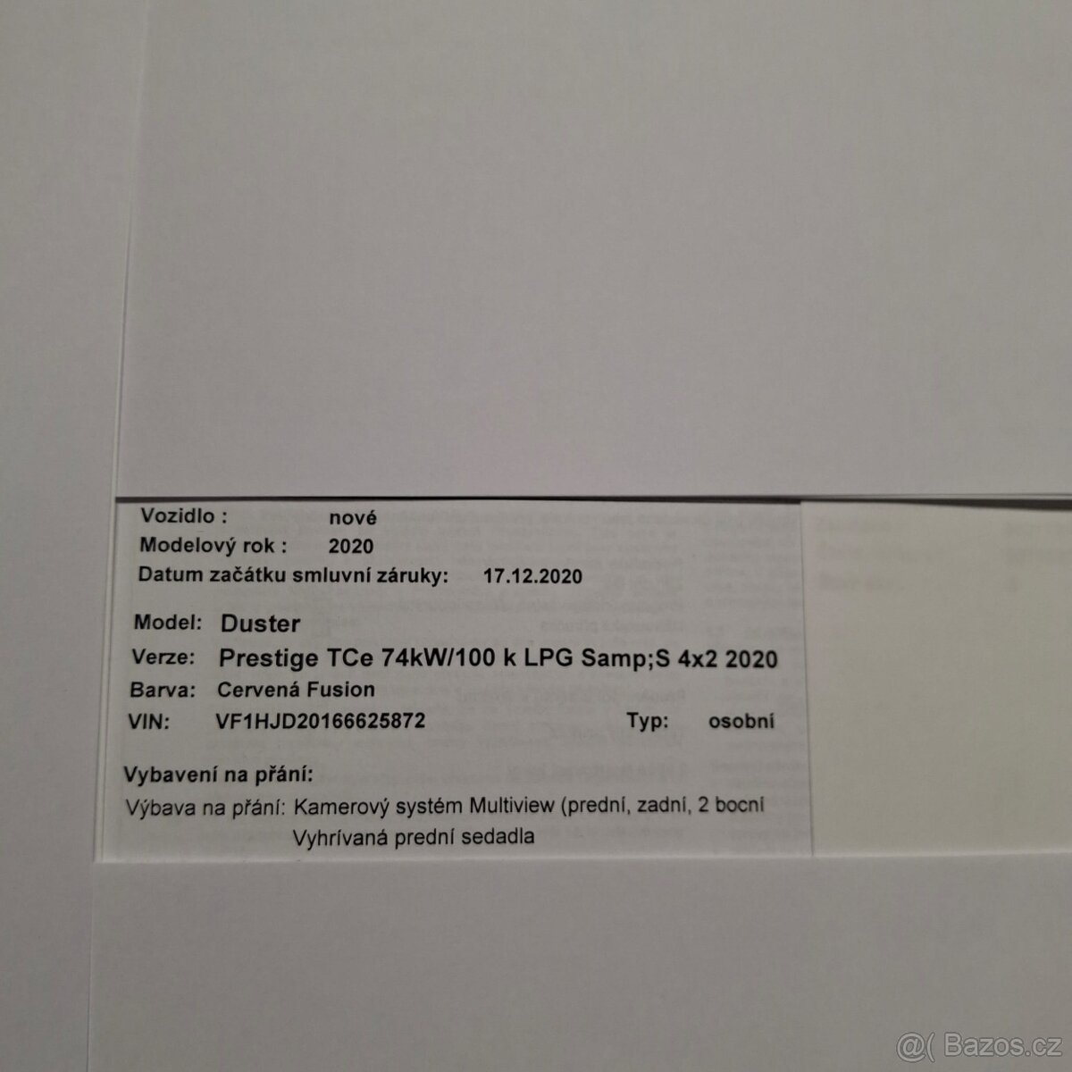 Dacia Duster Prestige TCe 74kW, benzin/LPG - 8