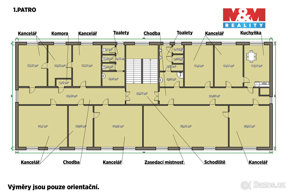 Pronájem kancelářského prostoru, 1096 m², Rokycany - 8