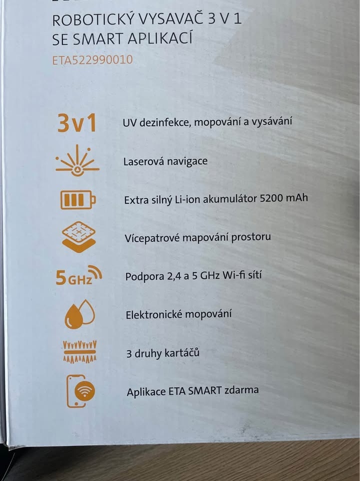 Roboticky vysavač eta master 2 - 8