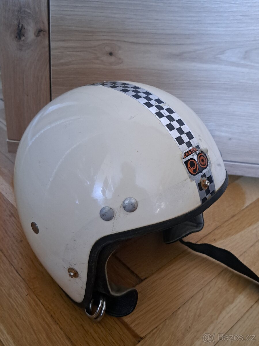 Přilba na veterána, retro přilba- CASSIDA SPORT- bílá - 8