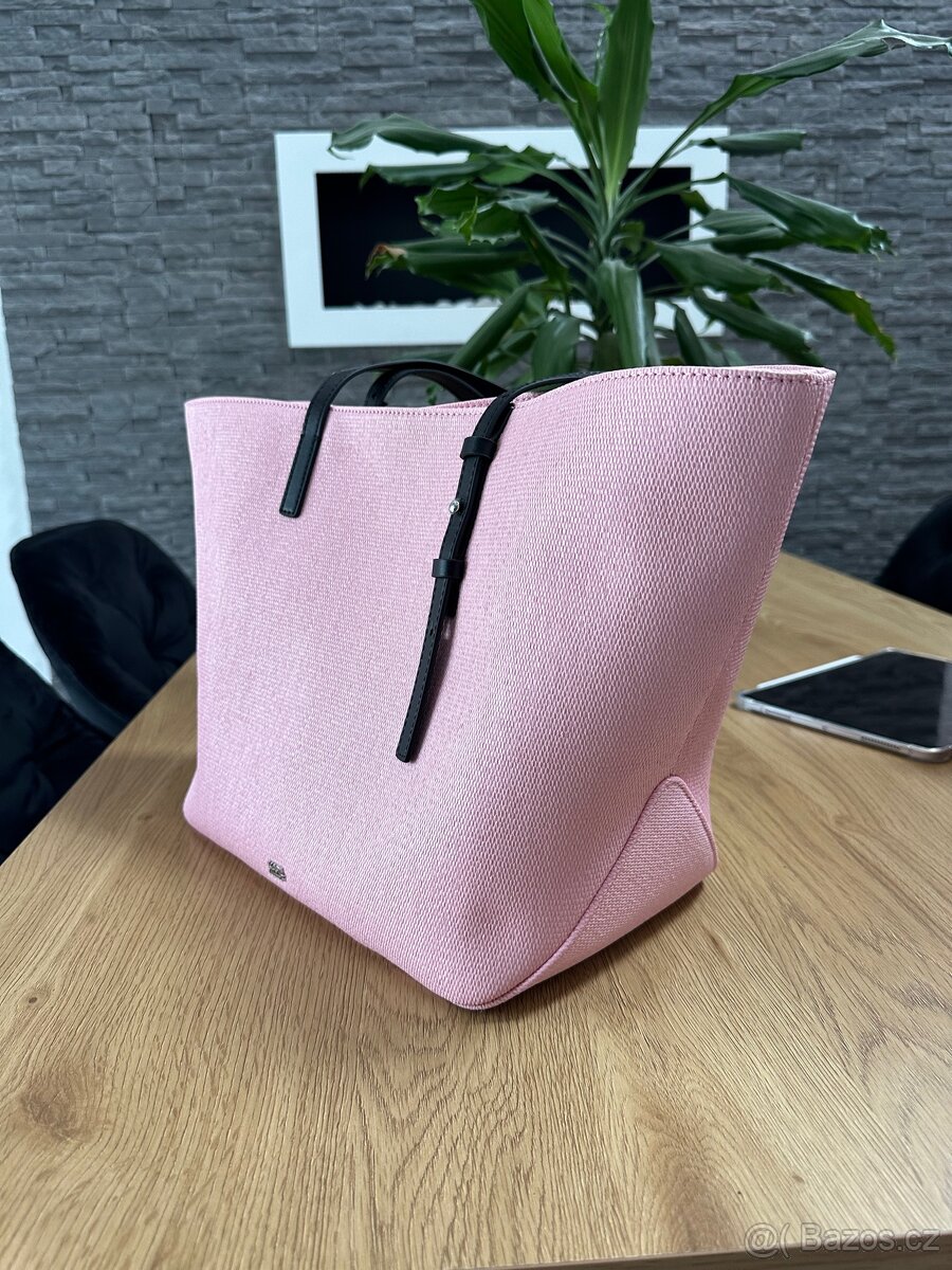 Růžová kabelka Karl Lagerfeld - 8