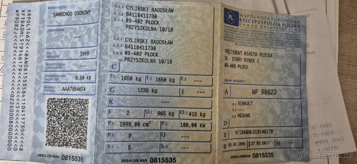 Renault Megane 2.0 16v F7R 2x Hatchback - 8