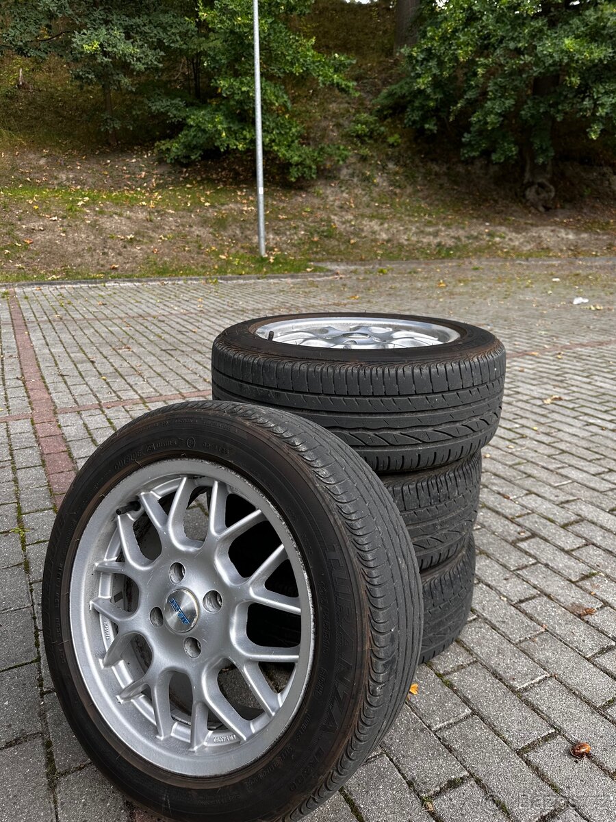 Alu kola Stilauto 15 4x100 s letními pneu Bridgestone - 8