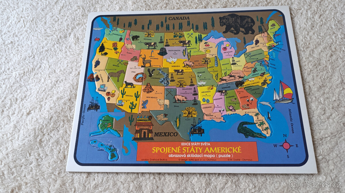 Puzzle velké, dřevěné, skládačka, hodiny, dětský doktor - 8