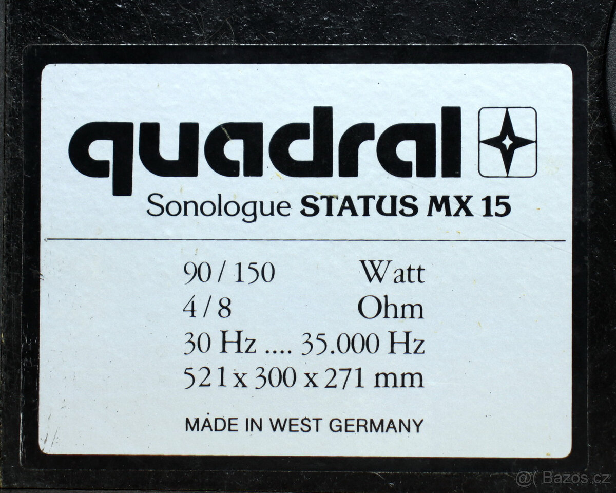 Reprobedny Quadral Sonologue Status MX. - 8