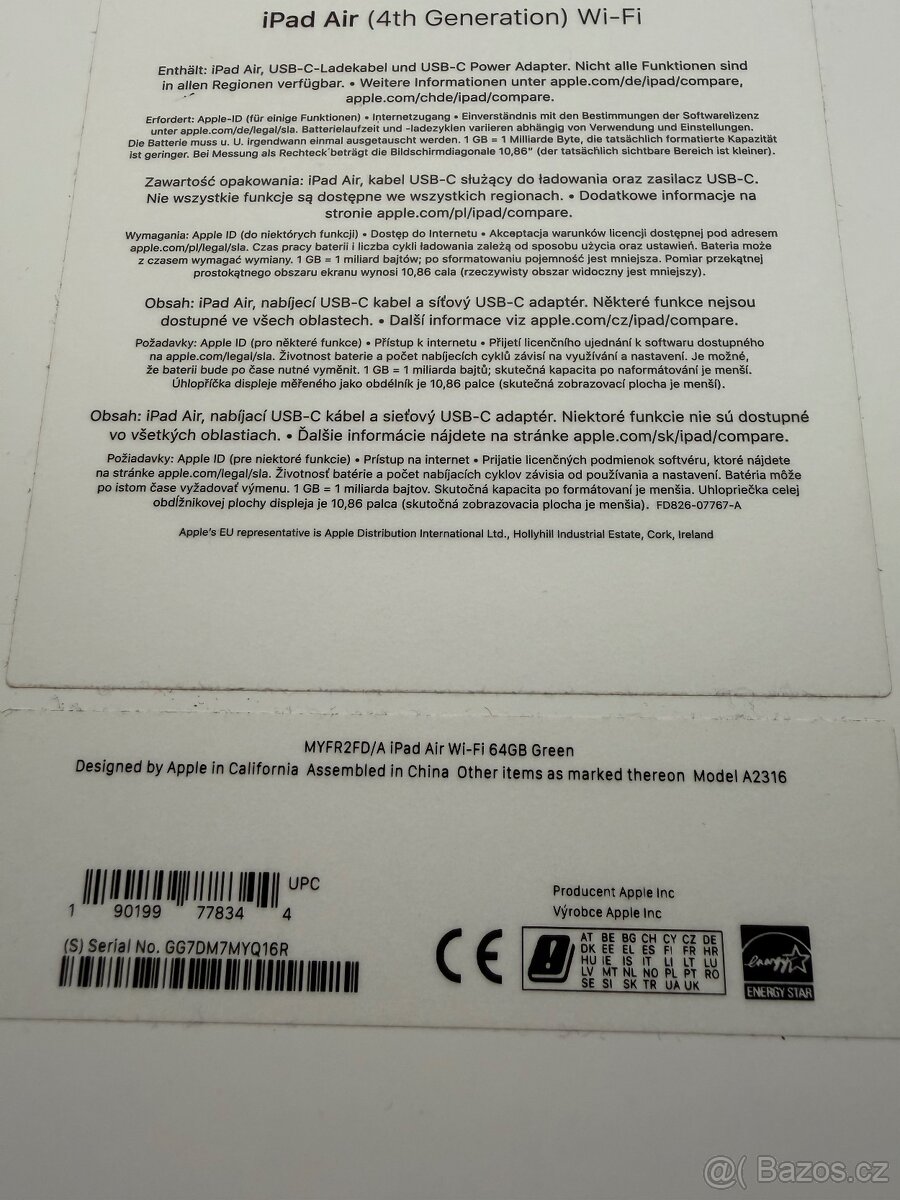 Ipad Air 4 generace 64gb - 8