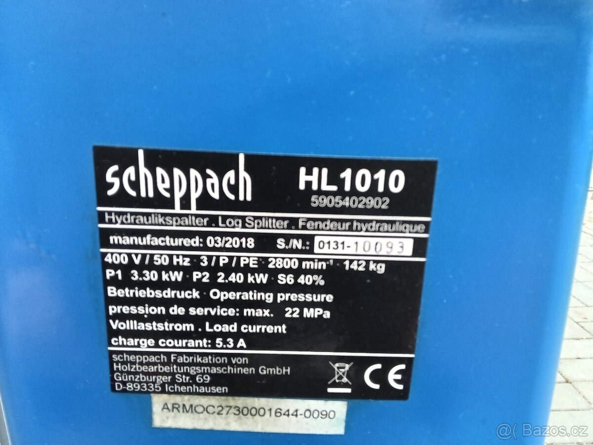 Štípačka na dřevo 10t - 8