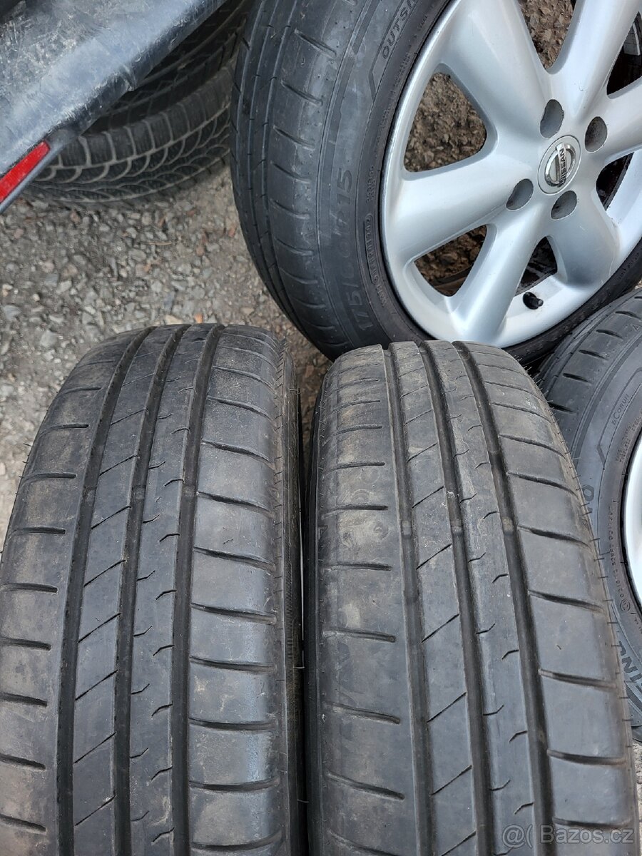 Nissan Micra 15"..4x100 kola letni - 8