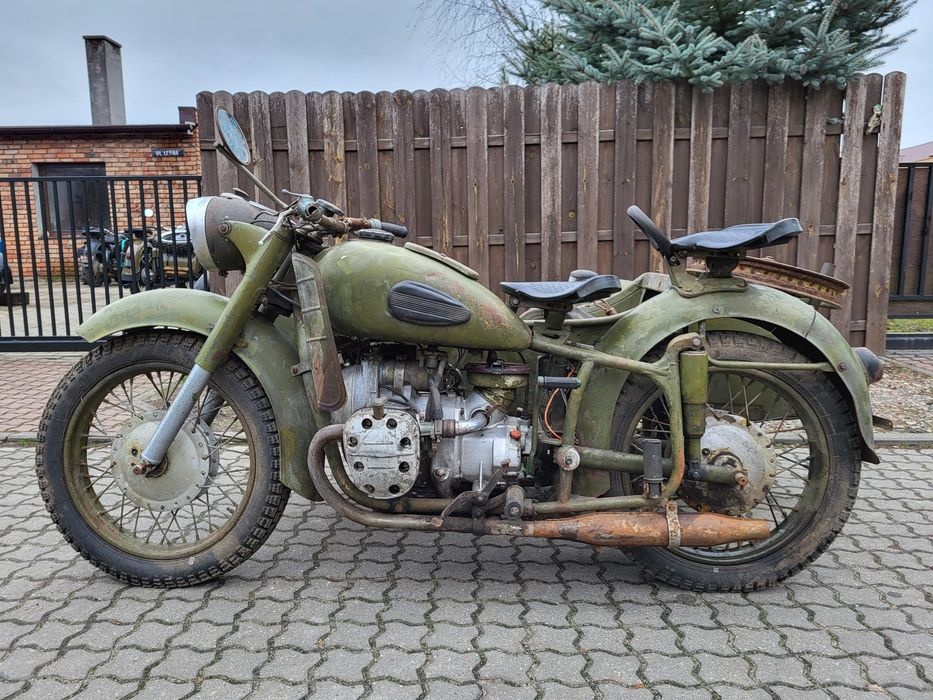 Dněpr,Ural MW 750 vojenský s pohonem sidecaru-SLEVA 25000KČ - 8