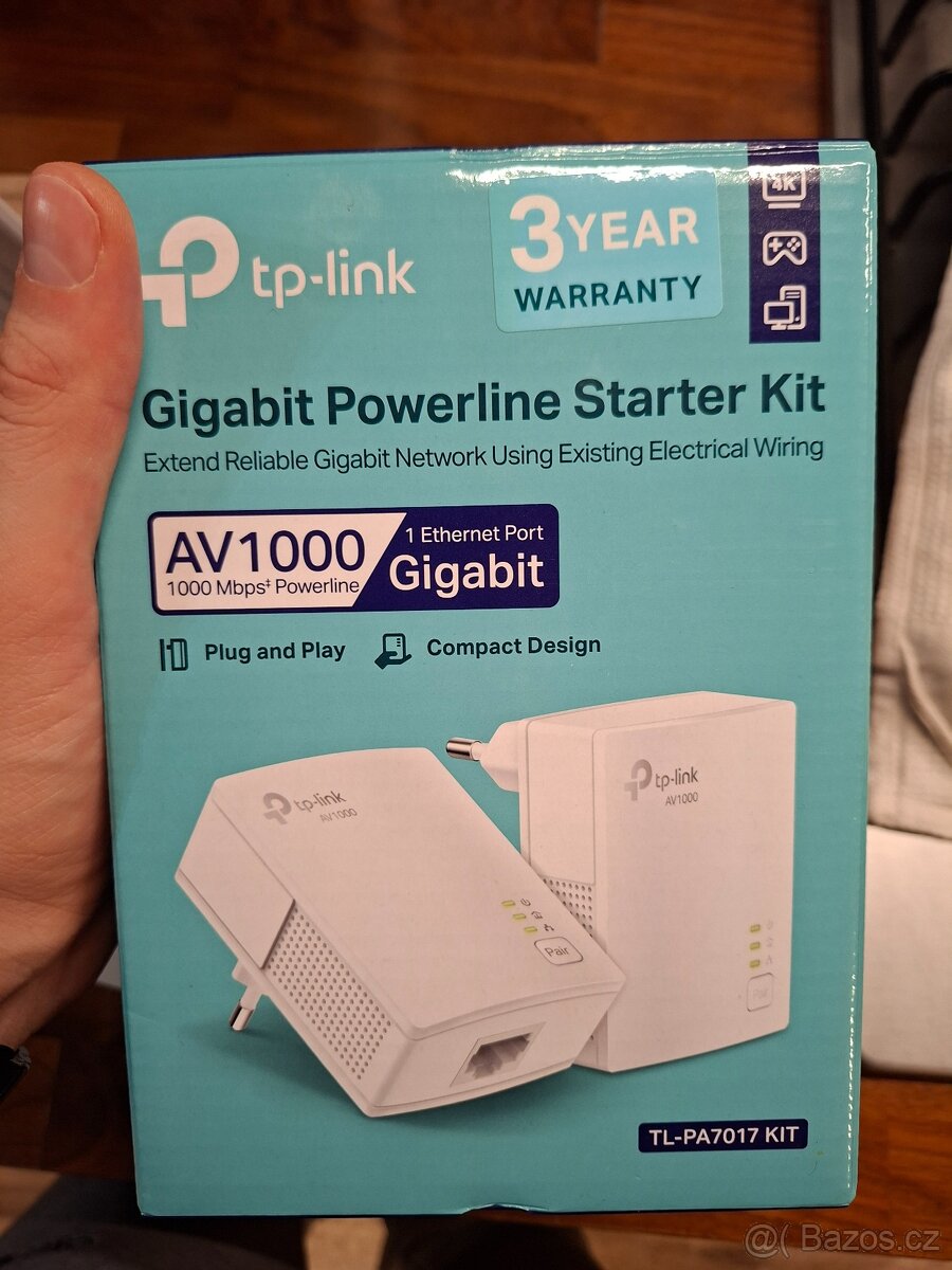 TP-Link TL-PA7017 KIT – Gigabit AV1000, nepoužité - 8
