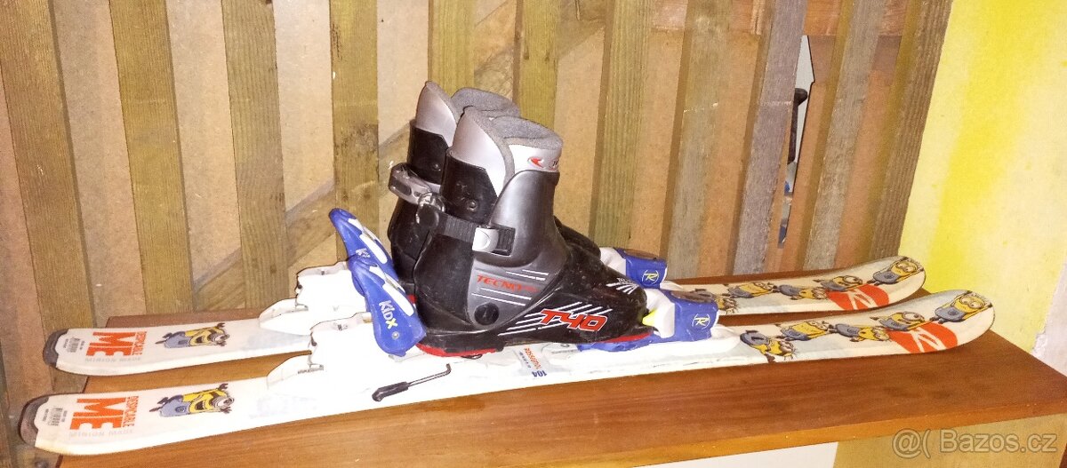 Dětské lyže + boty Rossignol - 8