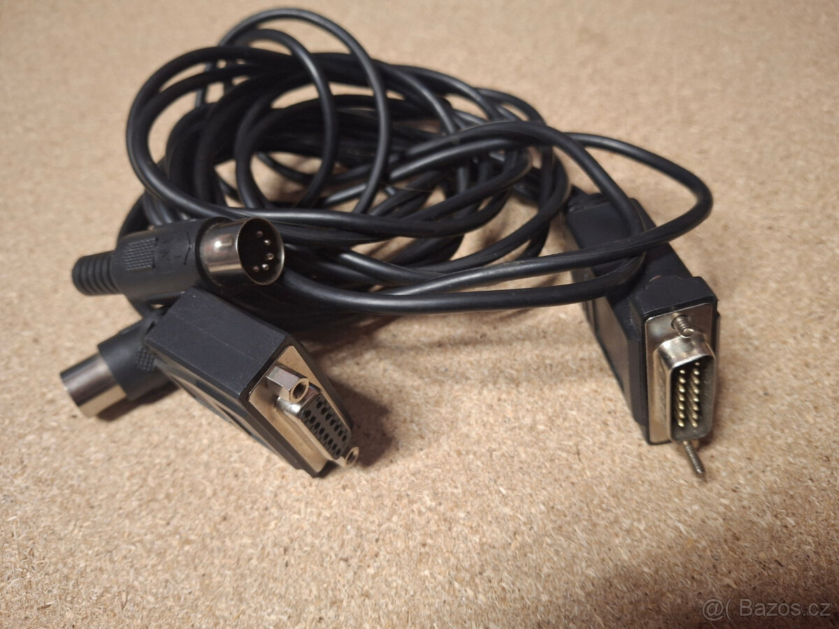 Profi audio vybavení - mikrofon, kabely XLR, MIDI... - 8