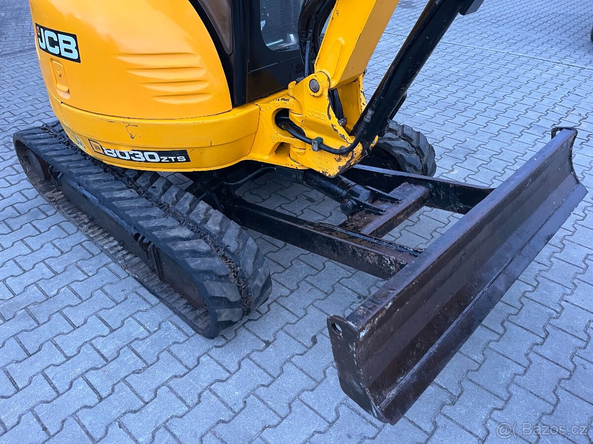 Minibagr minirypadlo JCB 8030 ZTS, Kubota Yanmar, 2018 rv - 8
